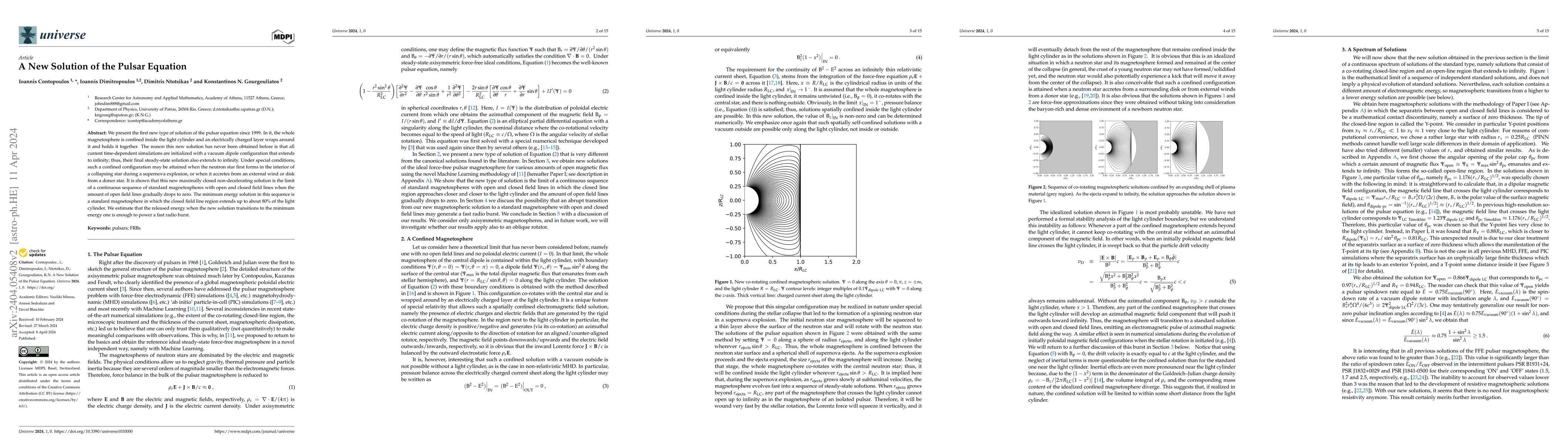 Thumbnail for A new solution of the pulsar equation