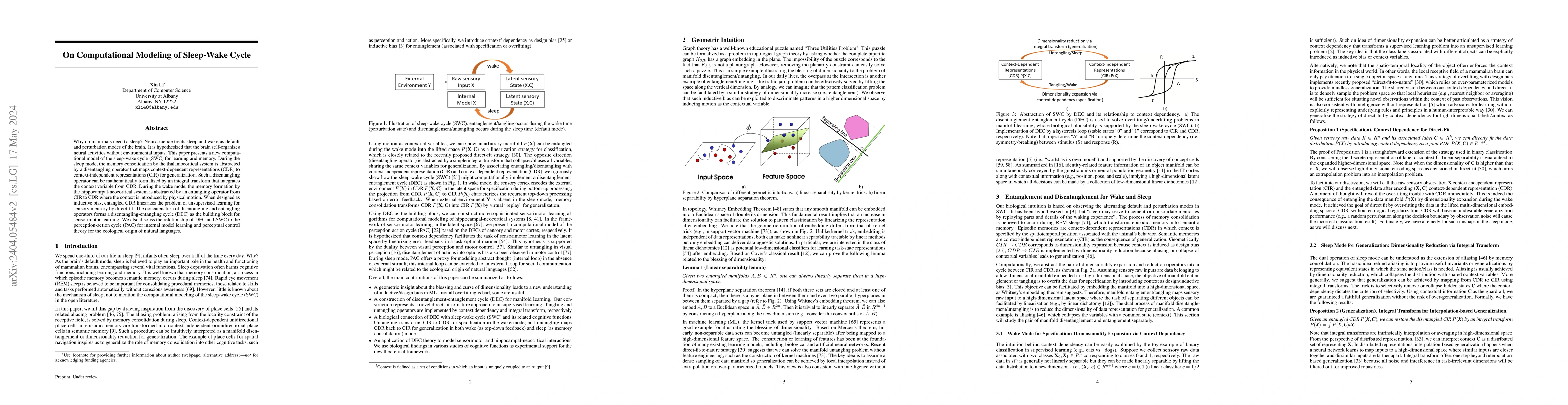 Thumbnail for On Computational Modeling of Sleep-Wake Cycle