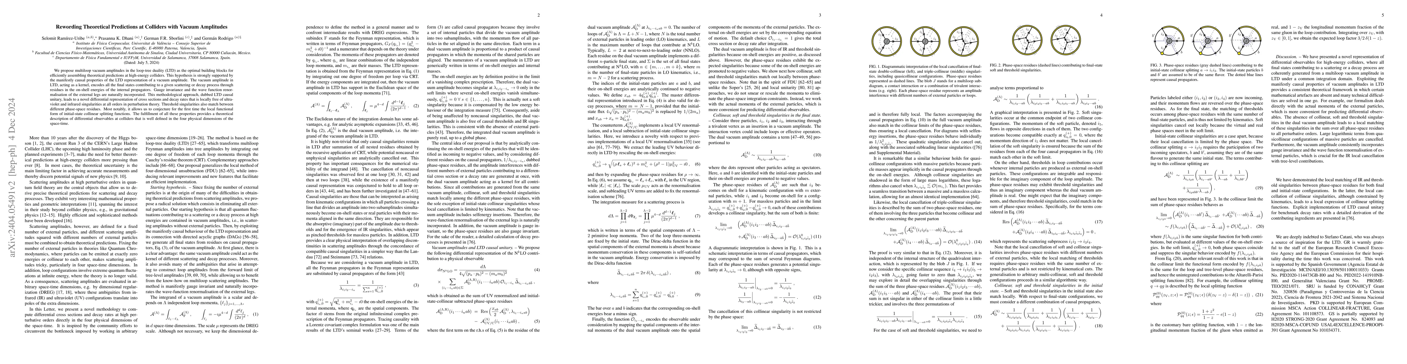Thumbnail for Rewording theoretical predictions at colliders with vacuum amplitudes