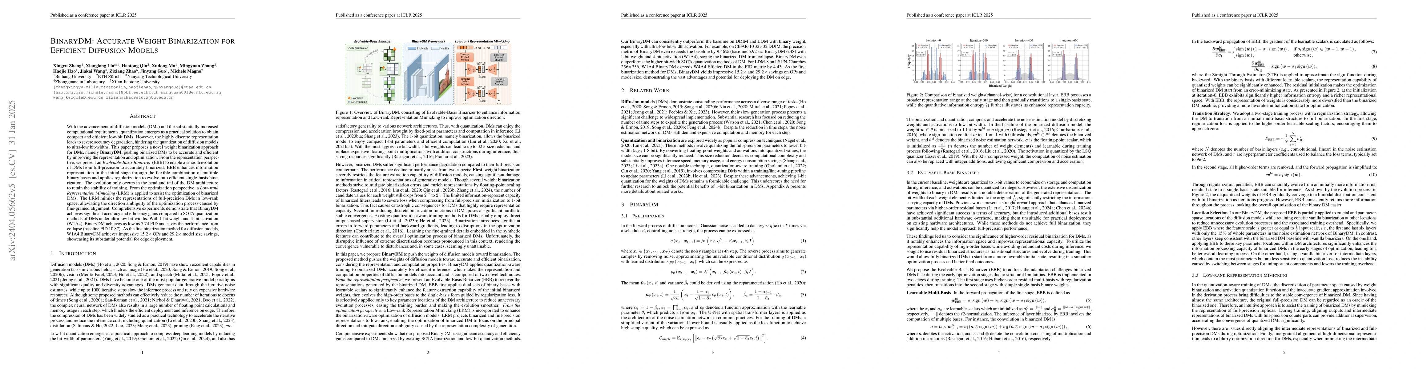 Thumbnail for Towards Accurate Binarization of Diffusion Model