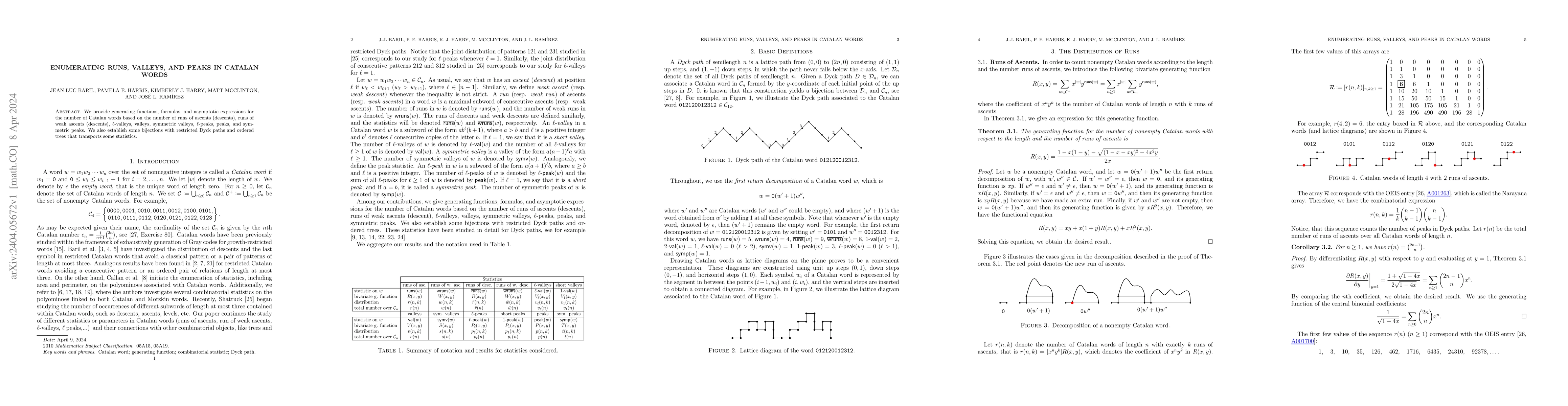 Thumbnail for Enumerating runs, valleys, and peaks in Catalan words