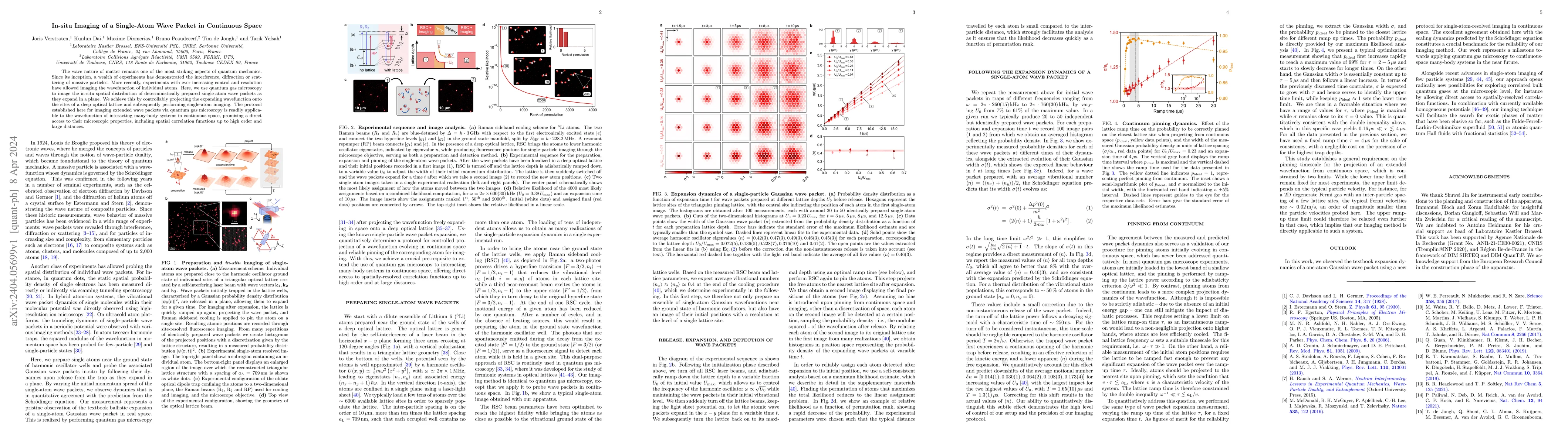Thumbnail for In-situ Imaging of a Single-Atom Wave Packet in Continuous Space