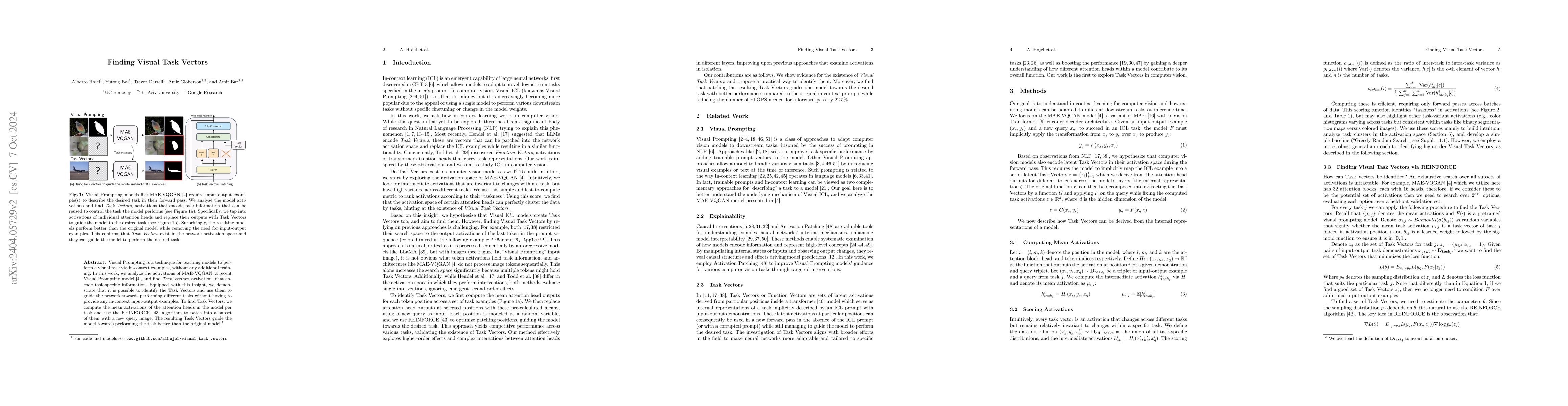 Thumbnail for Finding Visual Task Vectors