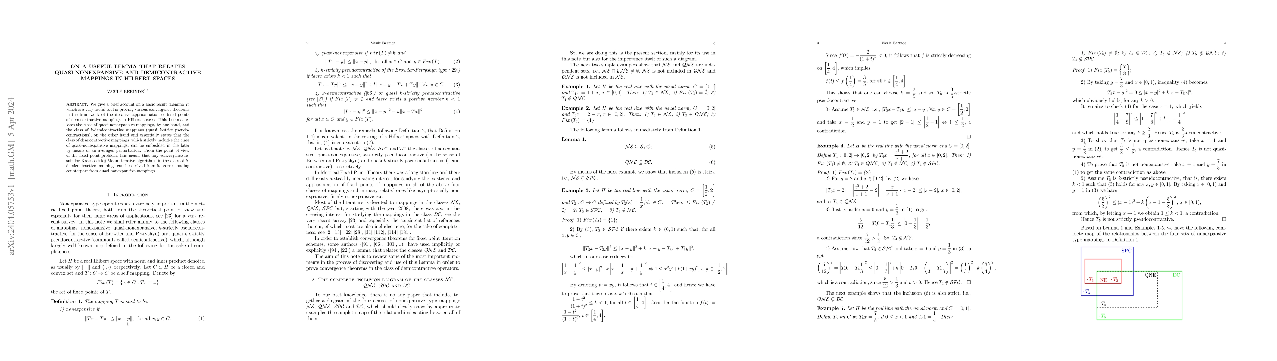 Thumbnail for On a useful lemma that relates quasi-nonexpansive and demicontractive
  mappings in Hilbert spaces