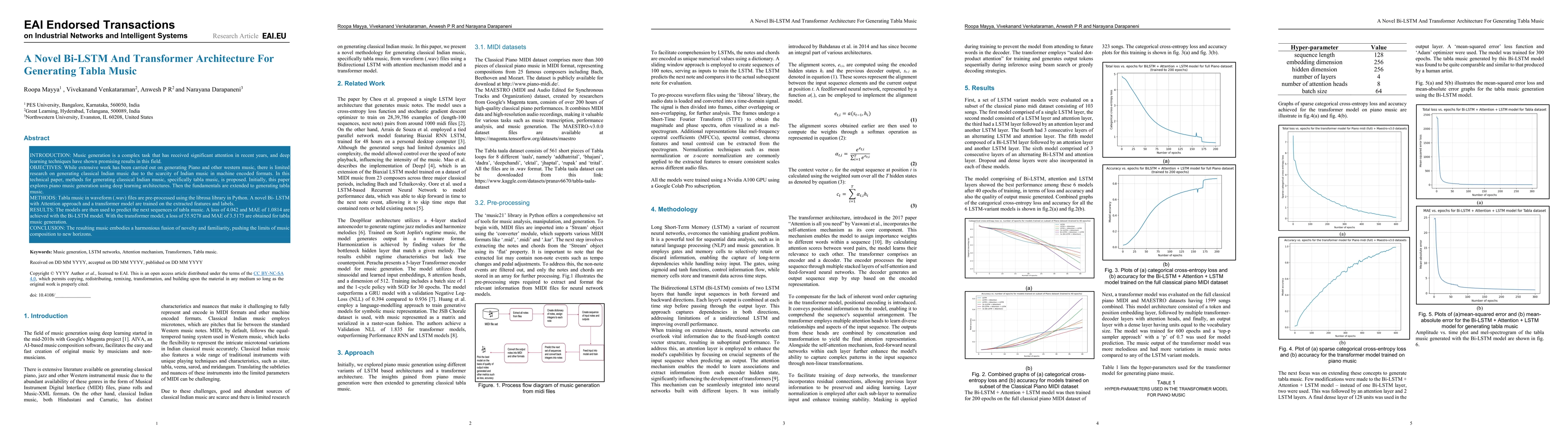 Thumbnail for A Novel Bi-LSTM And Transformer Architecture For Generating Tabla Music