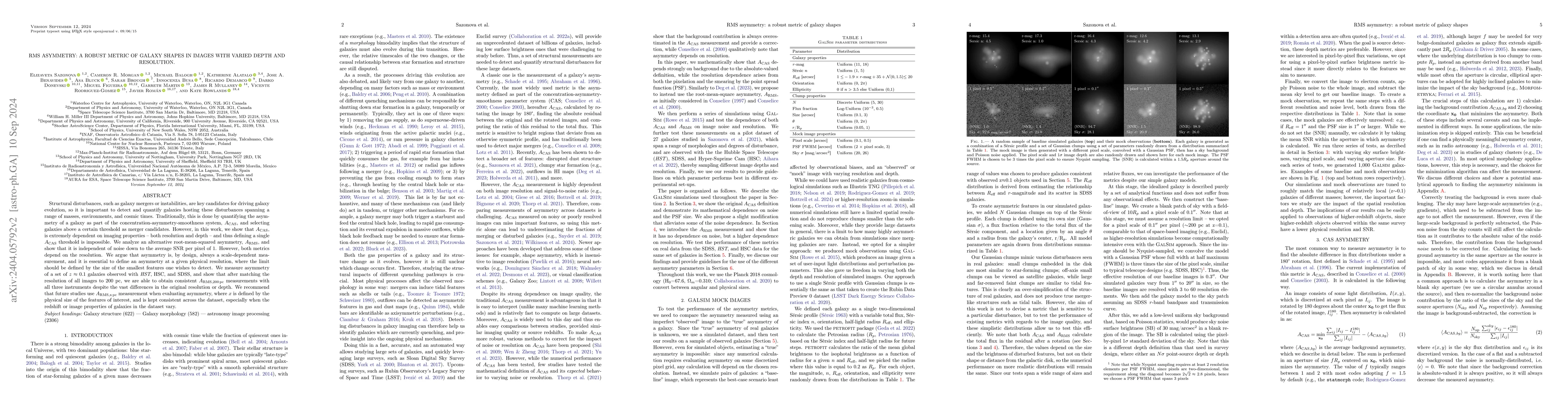 Thumbnail for RMS asymmetry: a robust metric of galaxy shapes in images with varied
  depth and resolution