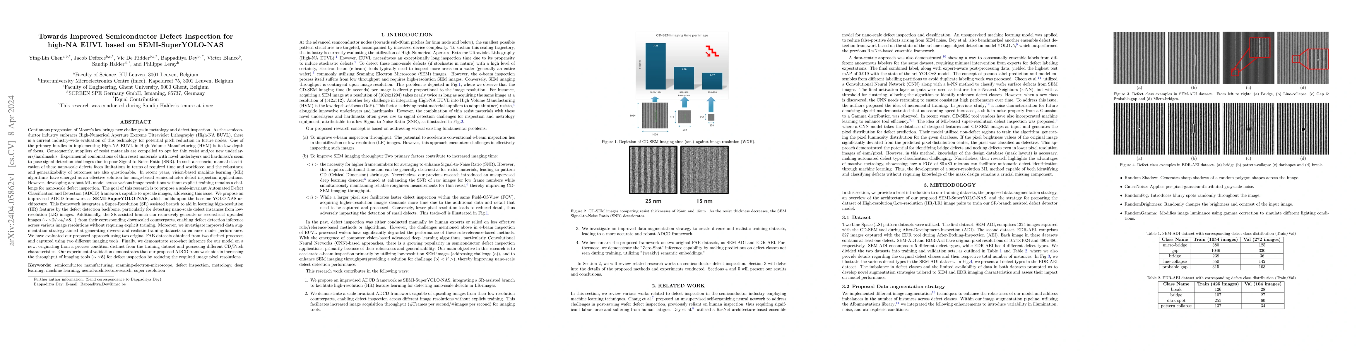 Thumbnail for Towards Improved Semiconductor Defect Inspection for high-NA EUVL based
  on SEMI-SuperYOLO-NAS