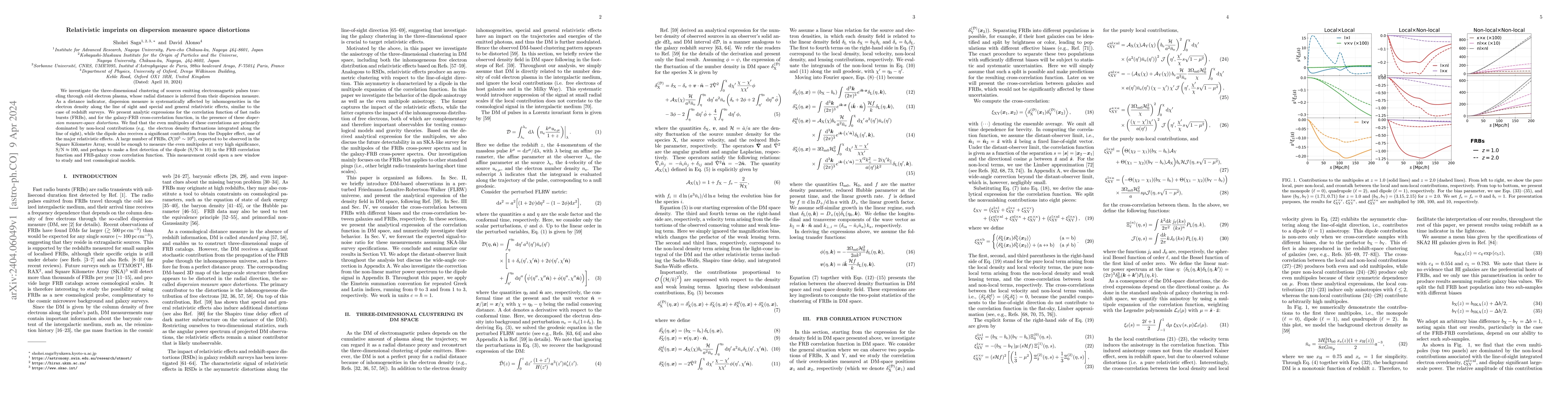 Thumbnail for Relativistic imprints on dispersion measure space distortions