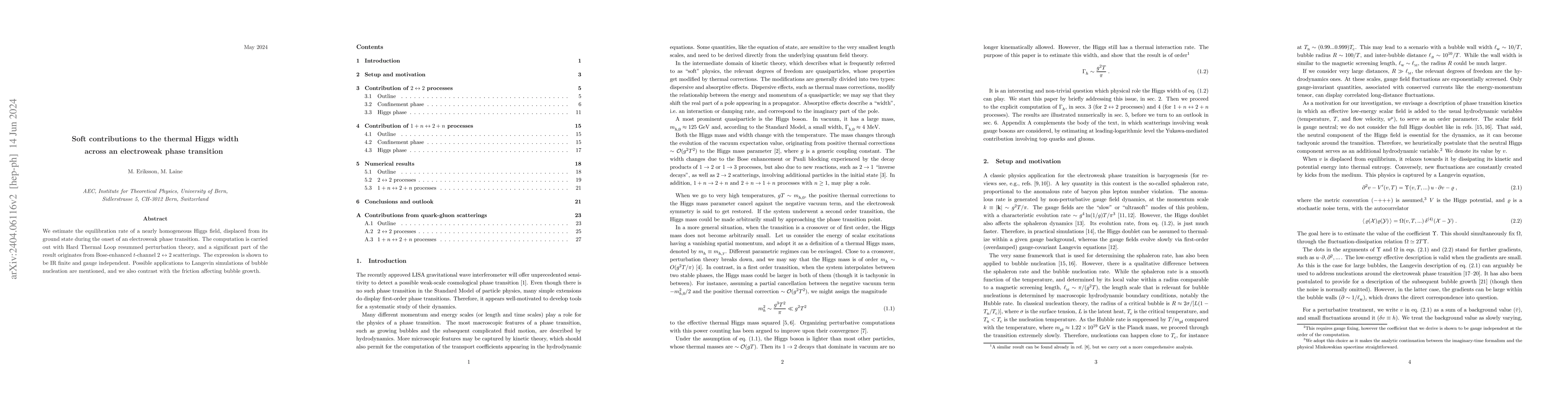 Thumbnail for Soft contributions to the thermal Higgs width across an electroweak
  phase transition