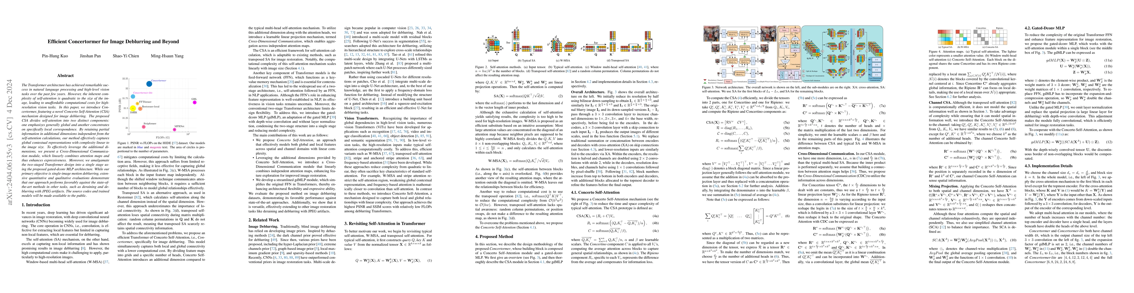 Thumbnail for Mansformer: Efficient Transformer of Mixed Attention for Image
  Deblurring and Beyond