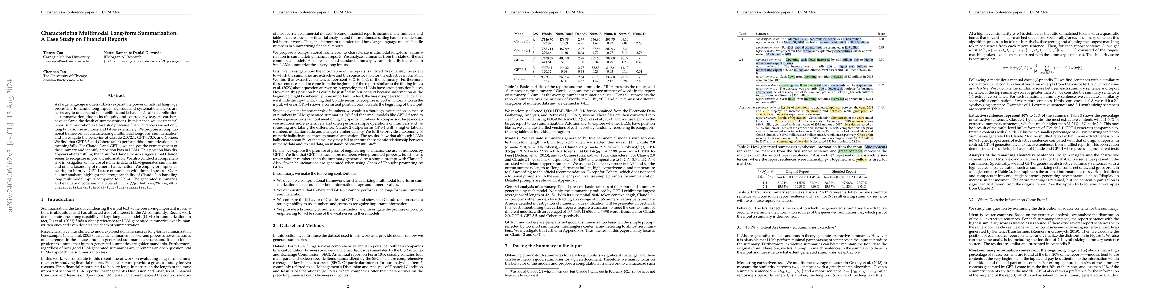 Thumbnail for Characterizing Multimodal Long-form Summarization: A Case Study on
  Financial Reports