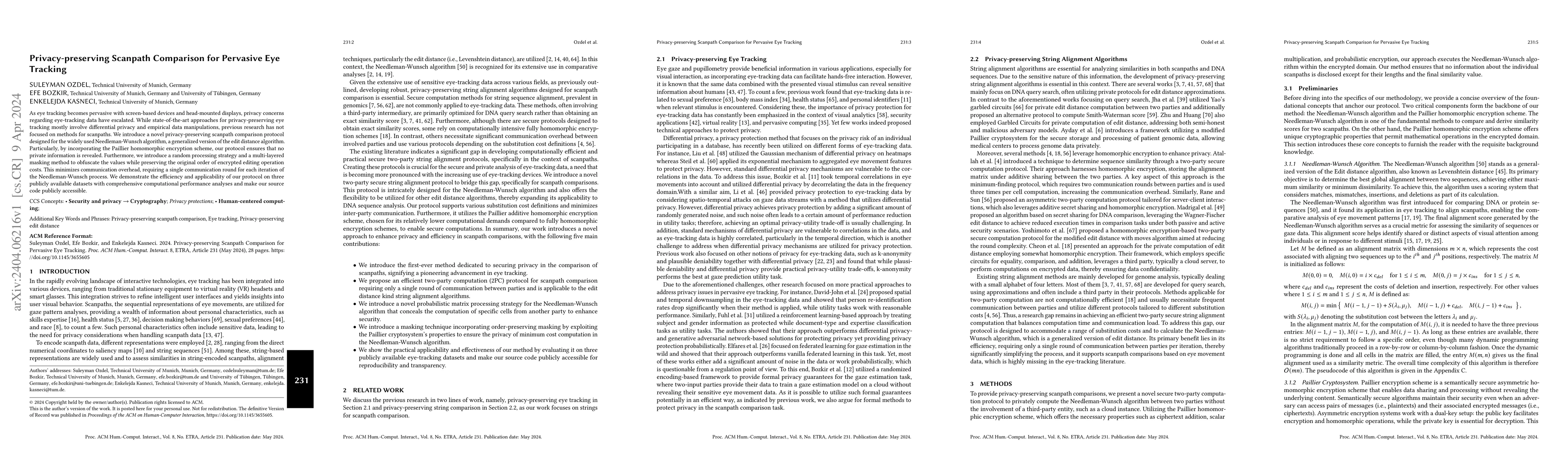Thumbnail for Privacy-preserving Scanpath Comparison for Pervasive Eye Tracking
