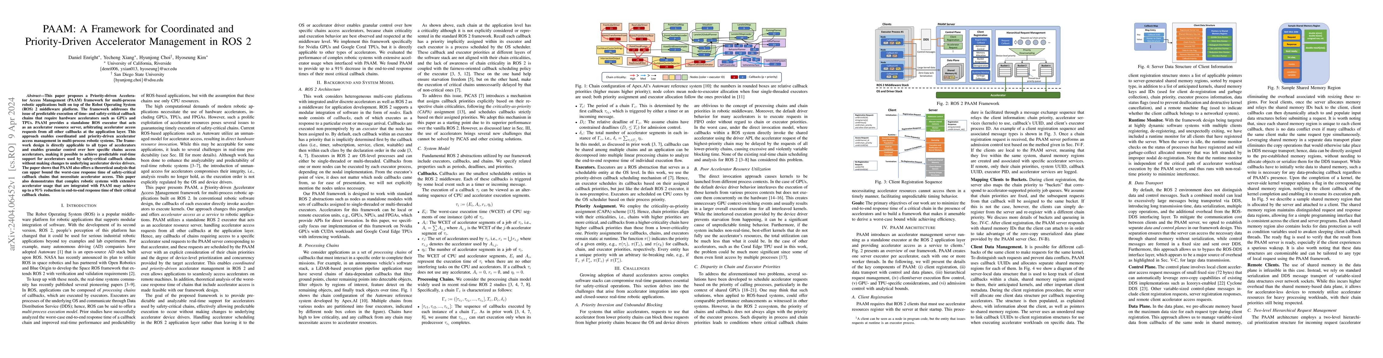 Thumbnail for PAAM: A Framework for Coordinated and Priority-Driven Accelerator
  Management in ROS 2