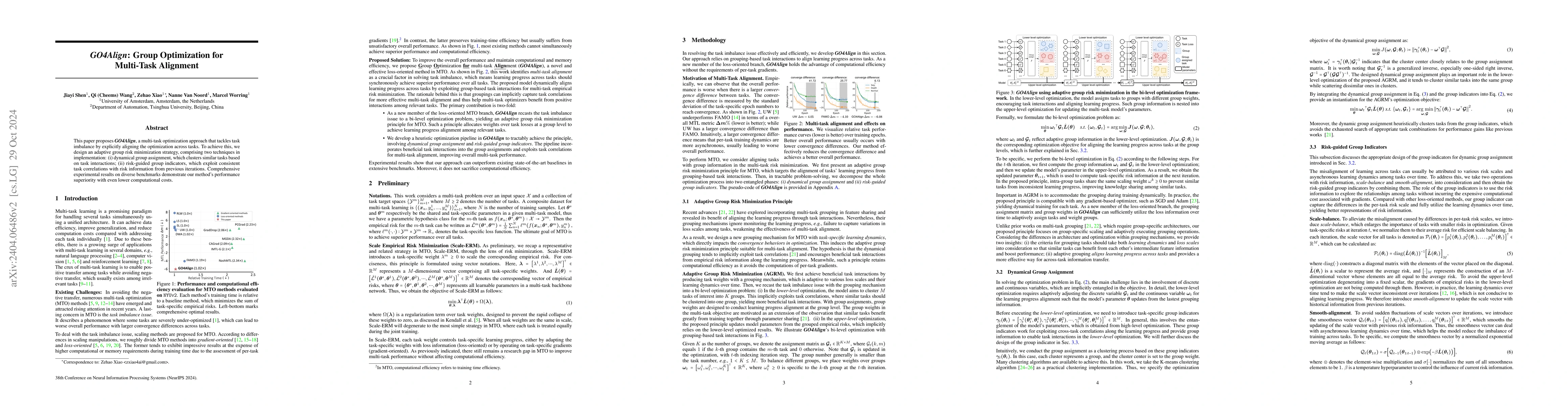 Thumbnail for GO4Align: Group Optimization for Multi-Task Alignment