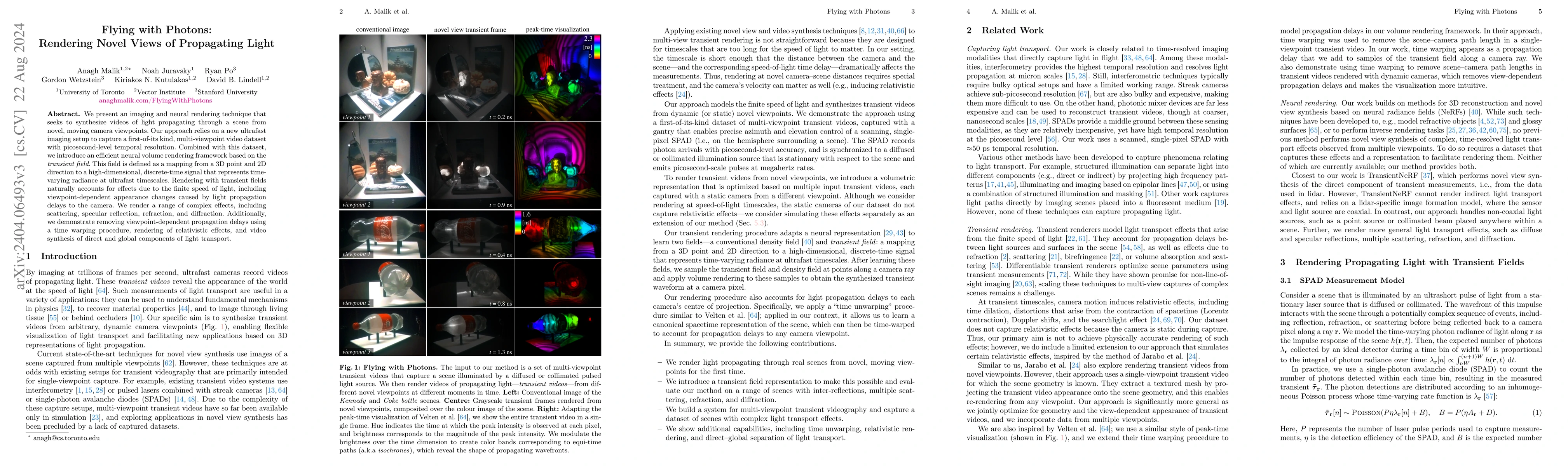 Thumbnail for Flying with Photons: Rendering Novel Views of Propagating Light