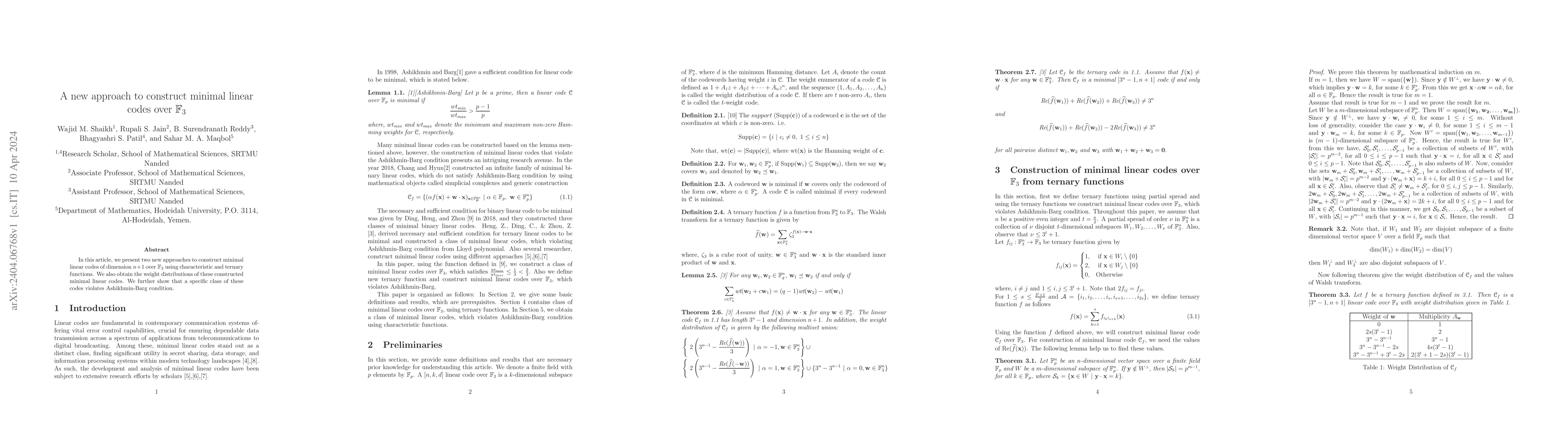 Thumbnail for A new approach to construct minimal linear codes over $\mathbb{F}_{3}$