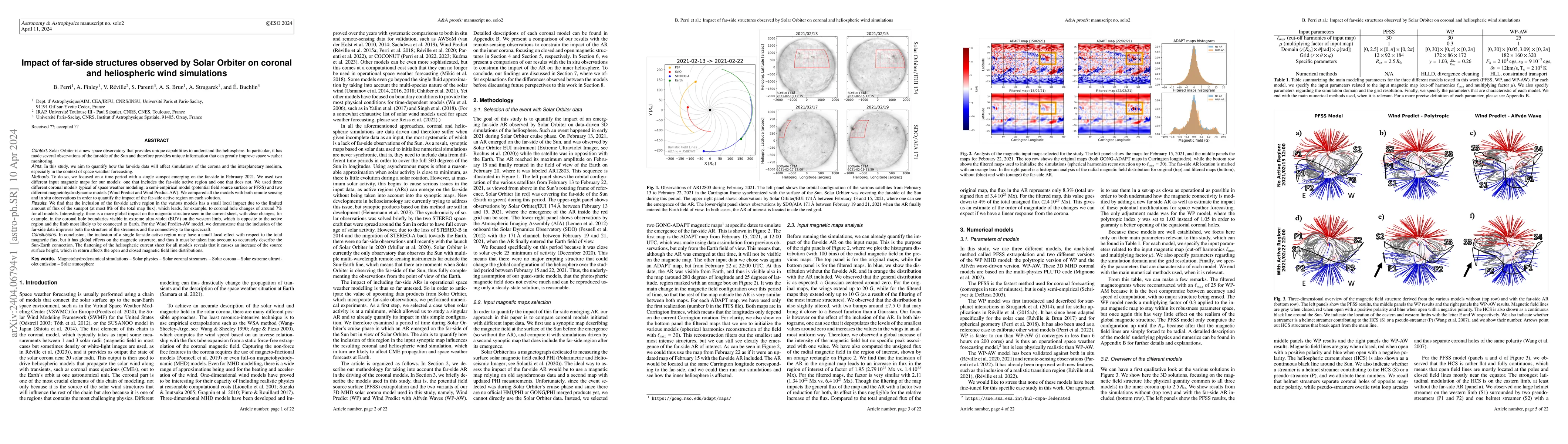 Thumbnail for Impact of far-side structures observed by Solar Orbiter on coronal and
  heliospheric wind simulations