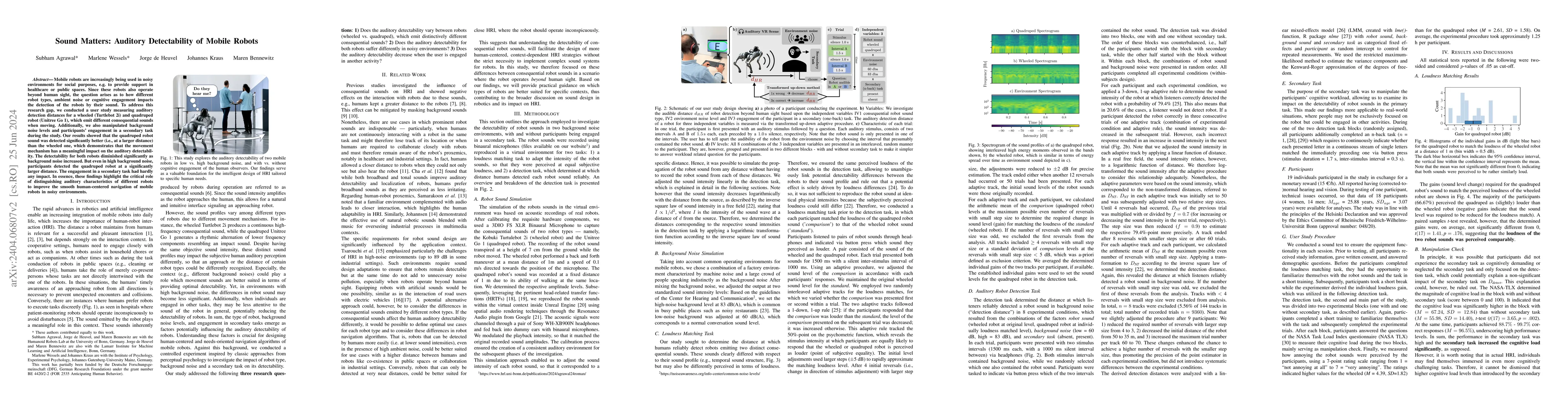 Thumbnail for Sound Matters: Auditory Detectability of Mobile Robots