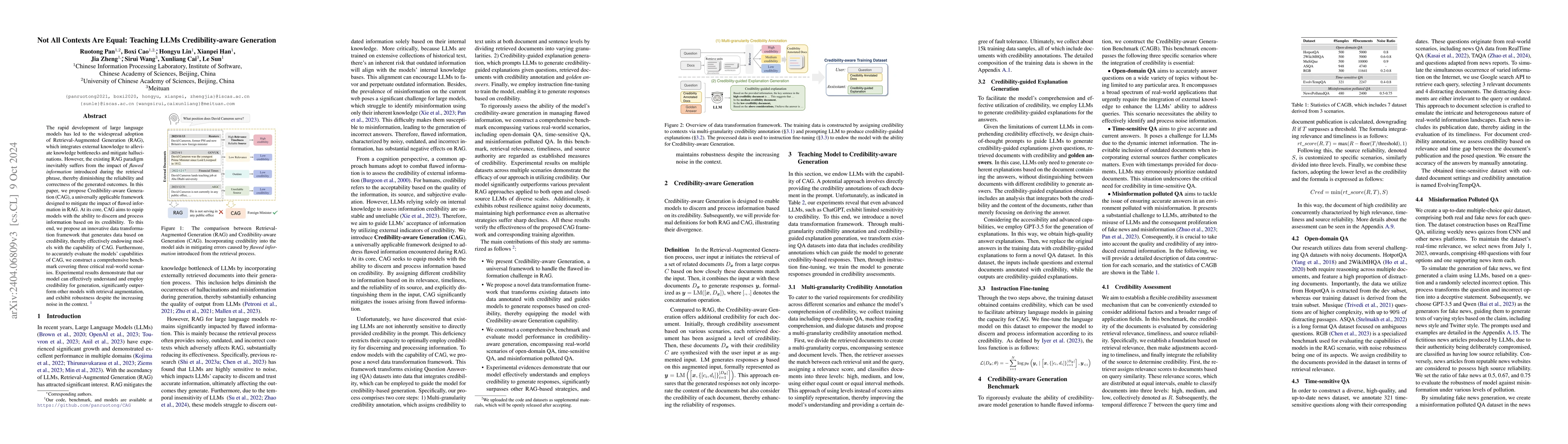 Thumbnail for Not All Contexts Are Equal: Teaching LLMs Credibility-aware Generation