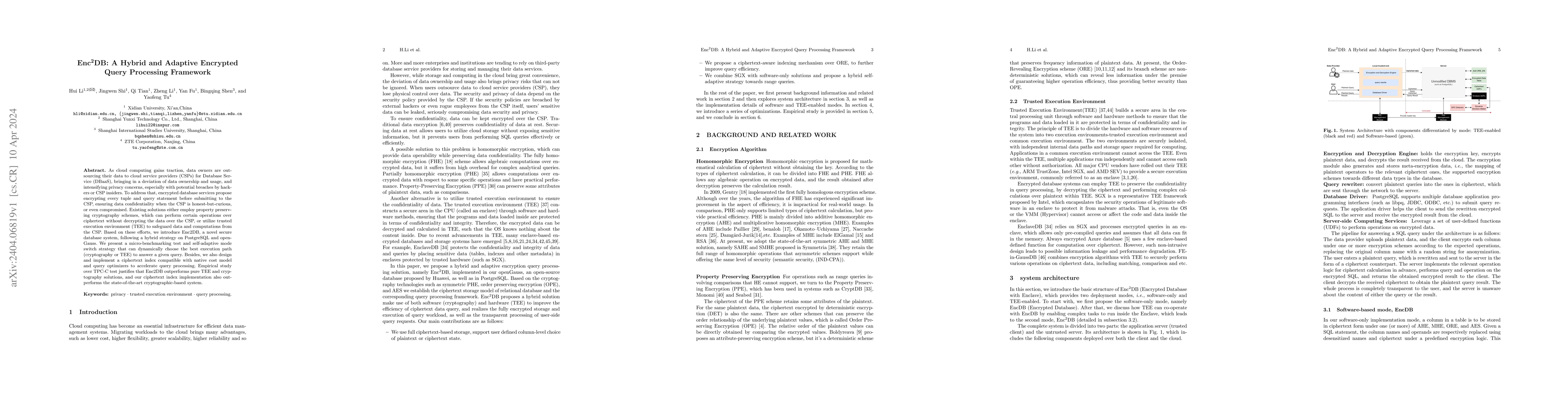 Thumbnail for Enc2DB: A Hybrid and Adaptive Encrypted Query Processing Framework