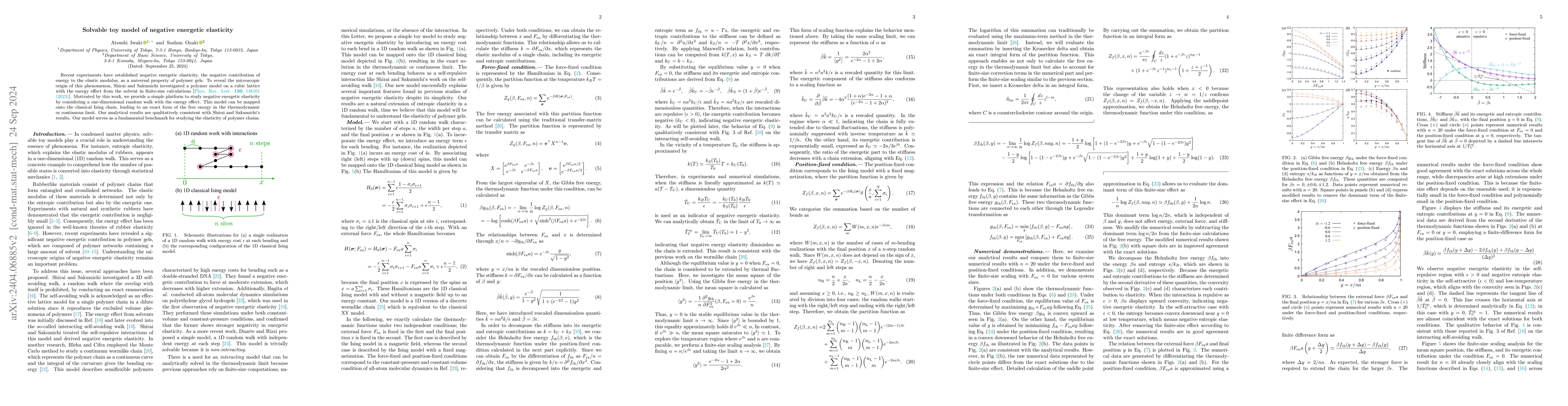 Thumbnail for Solvable toy model of negative energetic elasticity