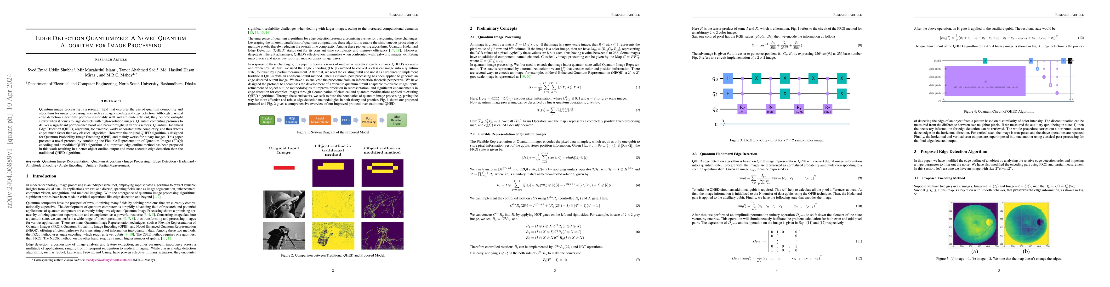 Thumbnail for Edge Detection Quantumized: A Novel Quantum Algorithm For Image
  Processing