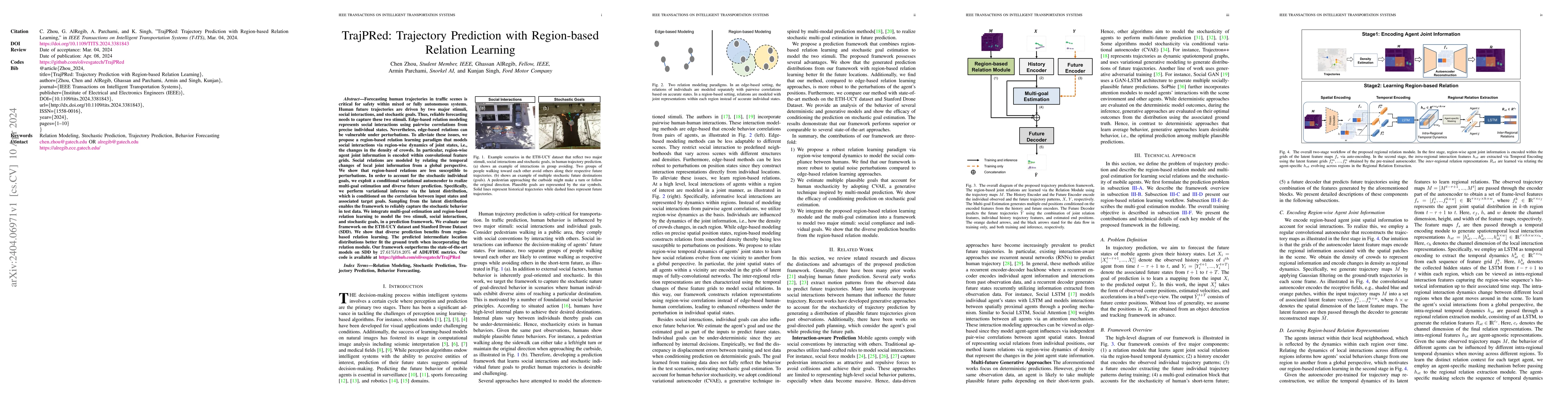Thumbnail for TrajPRed: Trajectory Prediction with Region-based Relation Learning