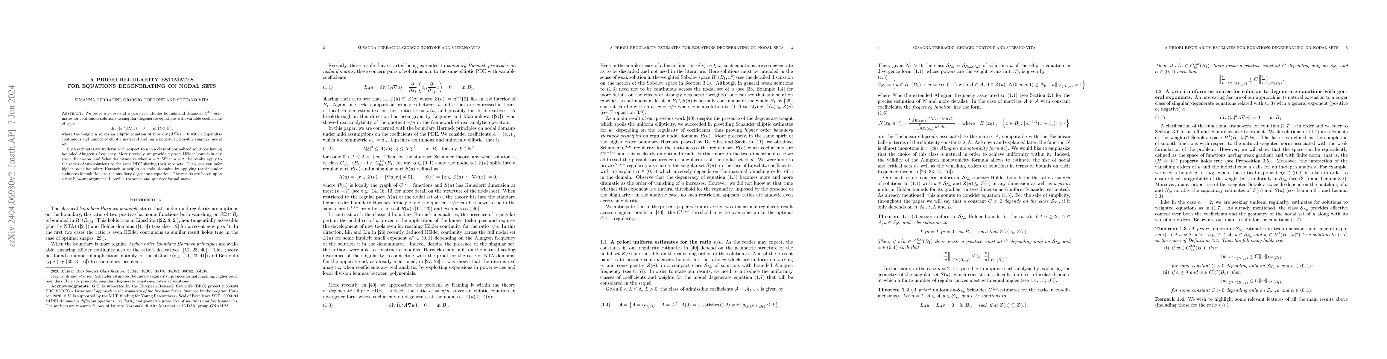 Thumbnail for A priori regularity estimates for equations degenerating on nodal sets