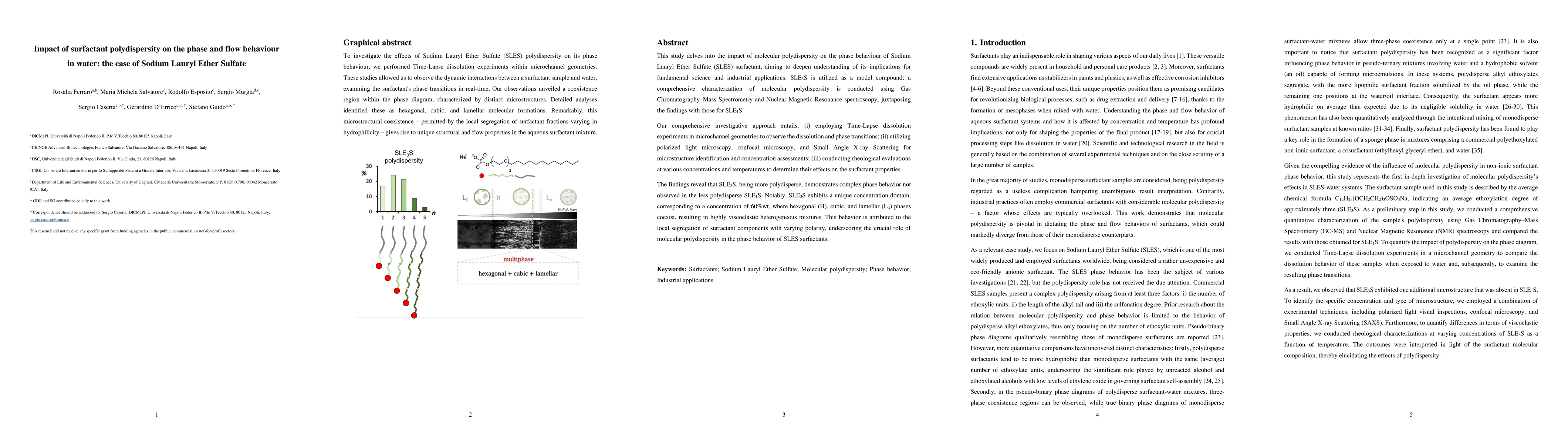 Thumbnail for Impact of surfactant polydispersity on the phase and flow behaviour in
  water: the case of Sodium Lauryl Ether Sulfate