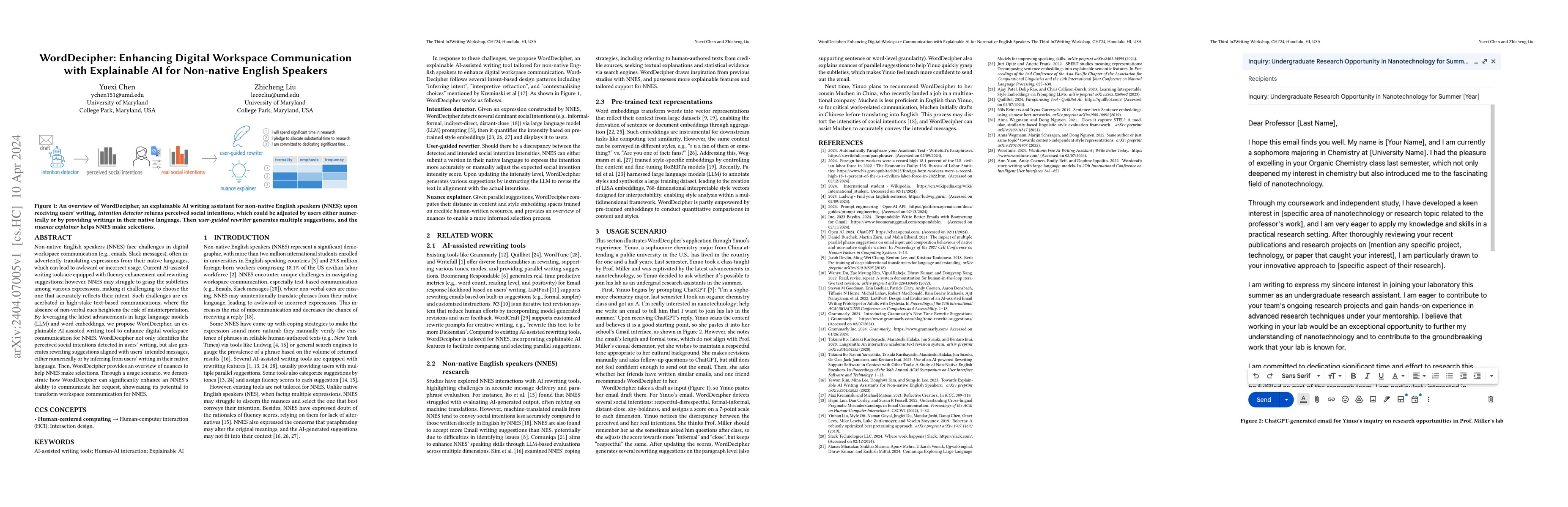 Thumbnail for WordDecipher: Enhancing Digital Workspace Communication with Explainable
  AI for Non-native English Speakers