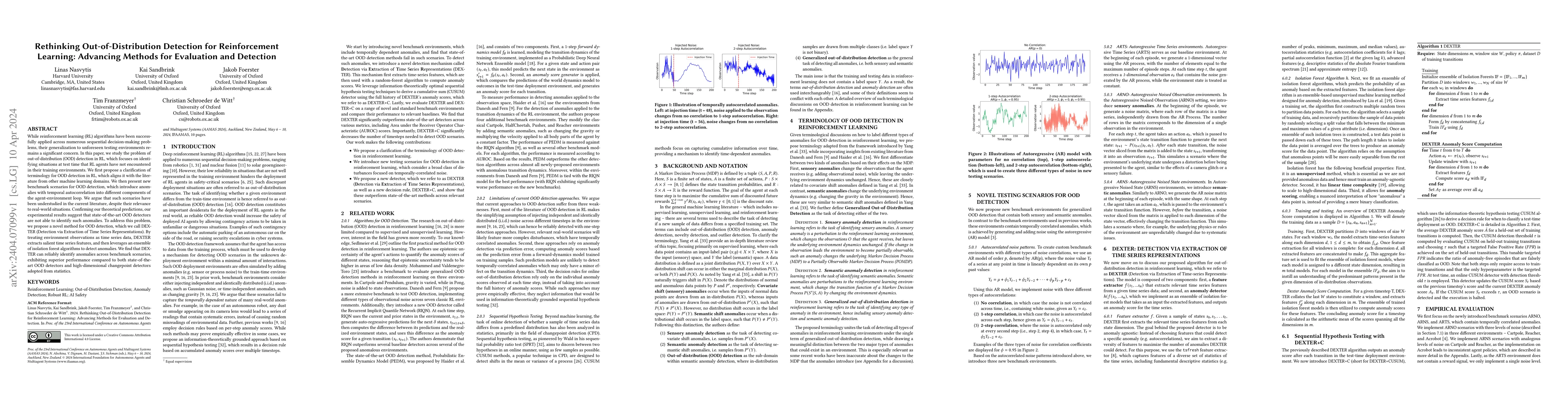 Thumbnail for Rethinking Out-of-Distribution Detection for Reinforcement Learning:
  Advancing Methods for Evaluation and Detection