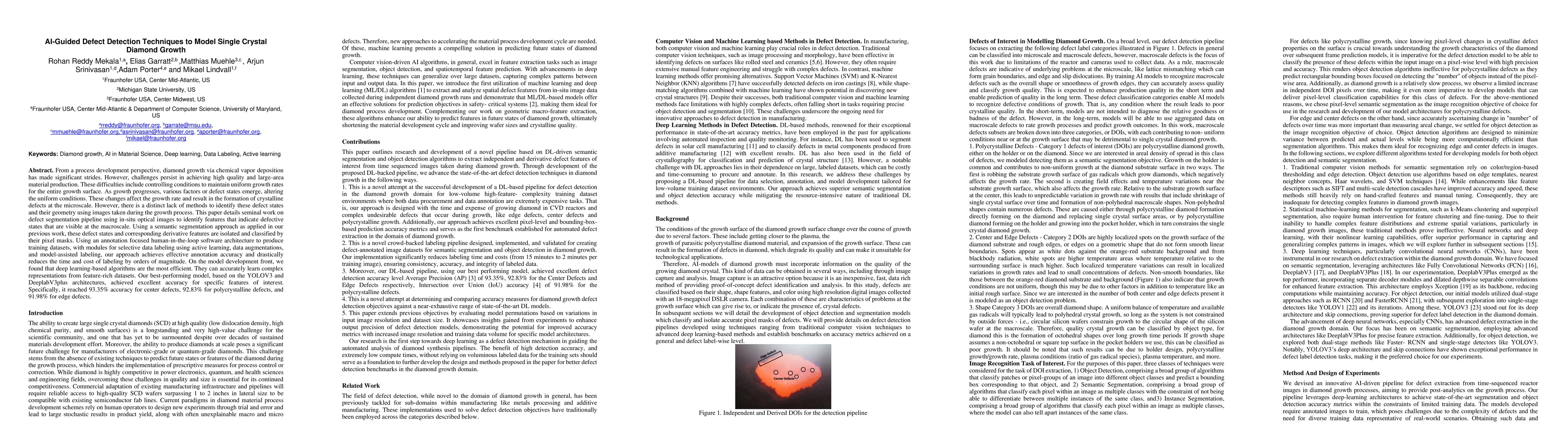 Thumbnail for AI-Guided Defect Detection Techniques to Model Single Crystal Diamond
  Growth