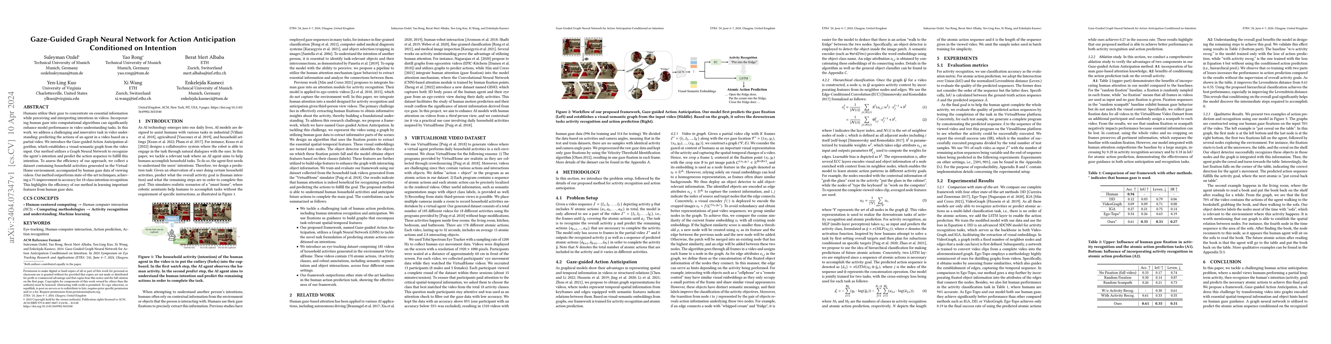 Thumbnail for Gaze-Guided Graph Neural Network for Action Anticipation Conditioned on
  Intention