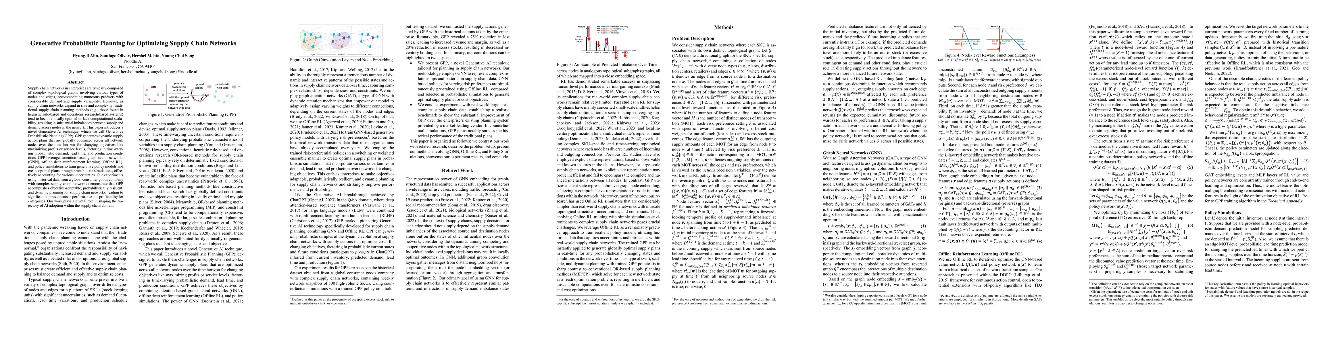Thumbnail for Generative Probabilistic Planning for Optimizing Supply Chain Networks