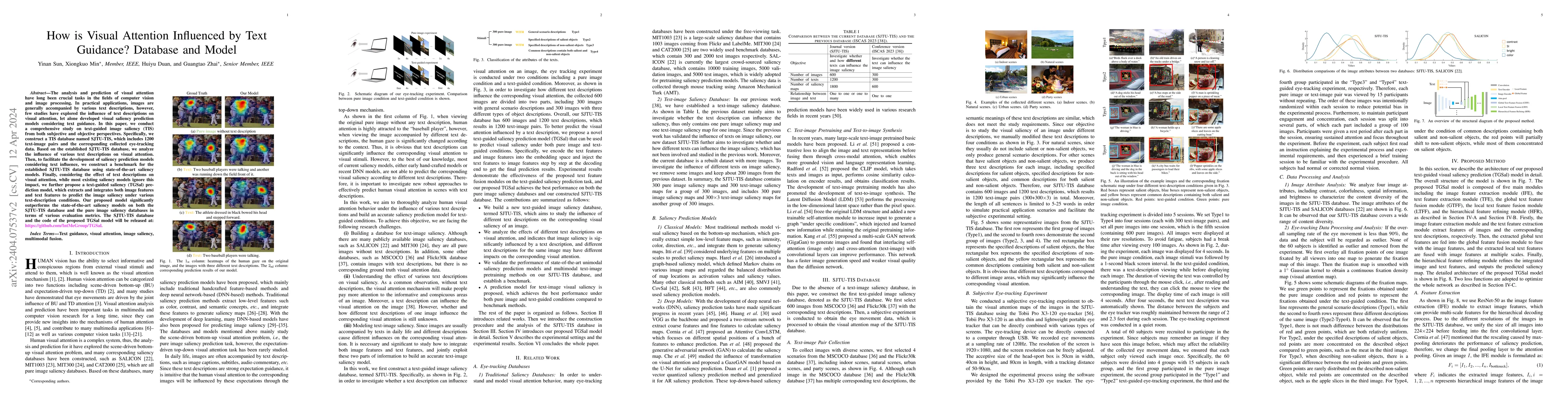 Thumbnail for How is Visual Attention Influenced by Text Guidance? Database and Model