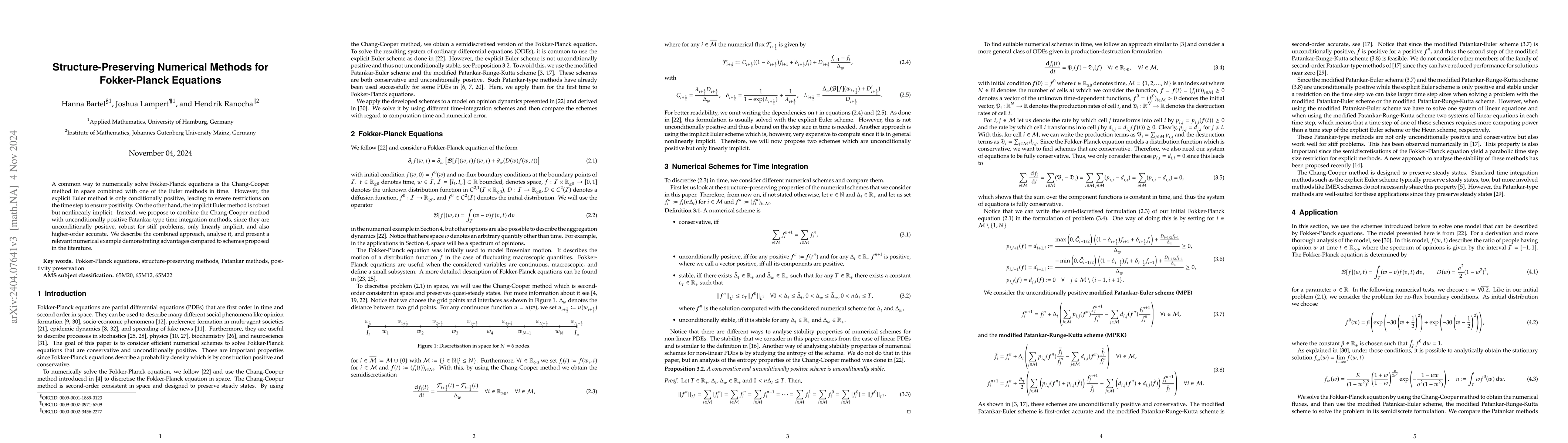 Thumbnail for Structure-Preserving Numerical Methods for Fokker-Planck Equations