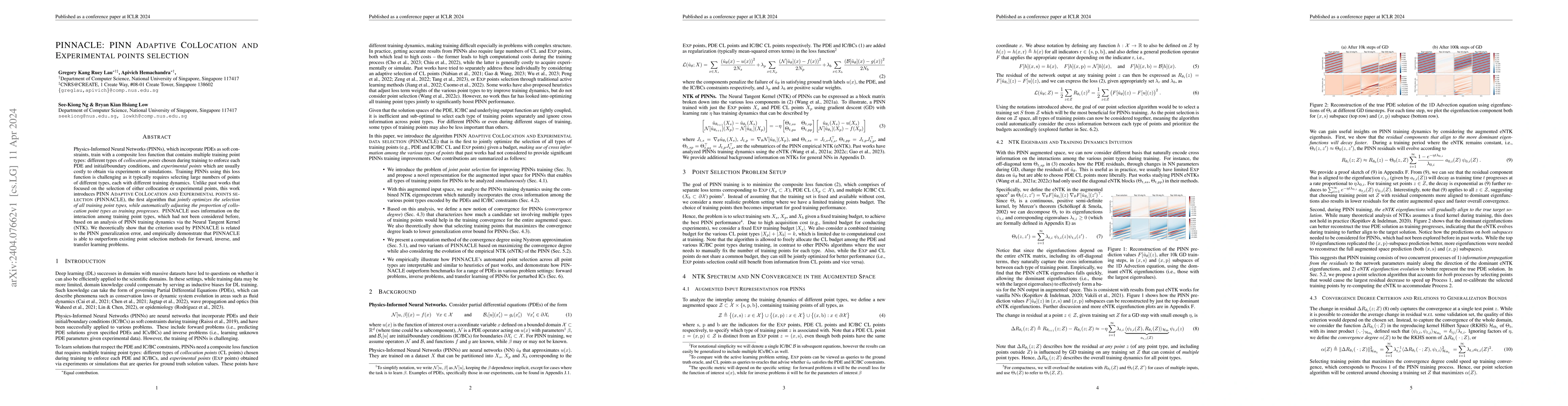 Thumbnail for PINNACLE: PINN Adaptive ColLocation and Experimental points selection