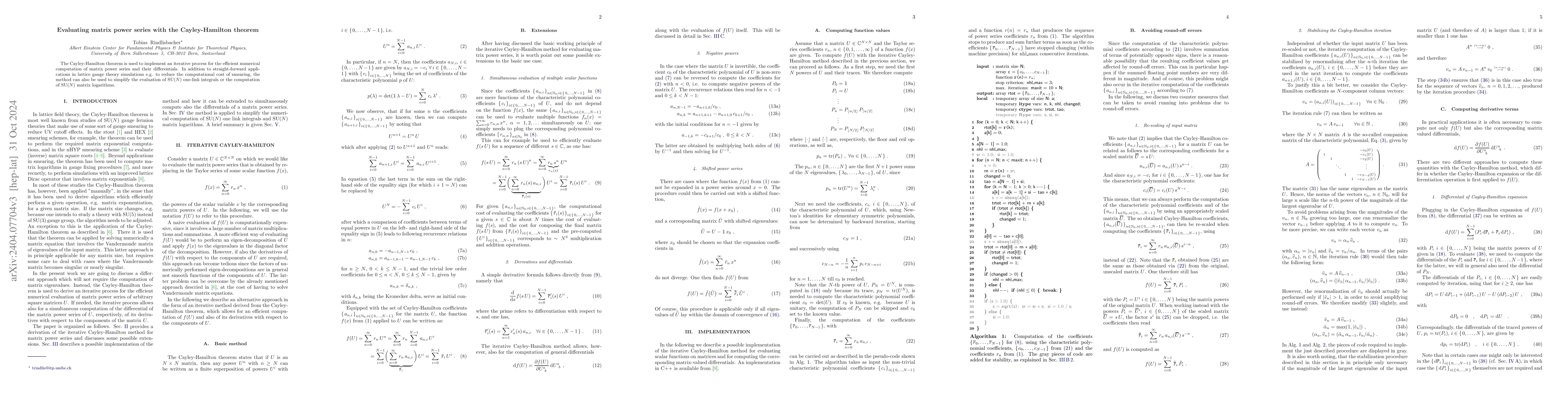 Thumbnail for Evaluating matrix power series with the Cayley-Hamilton theorem