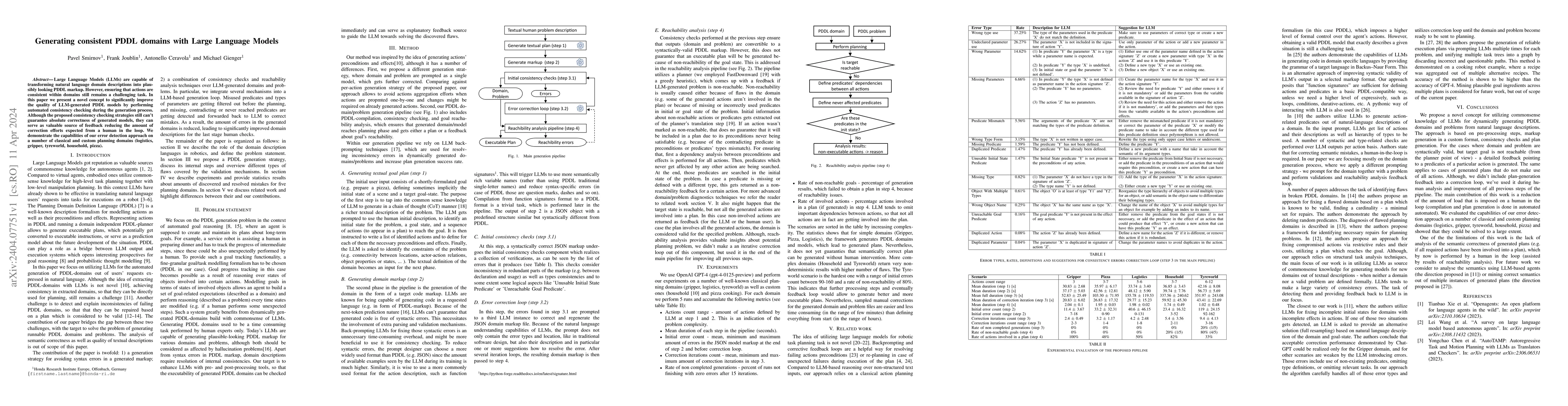 Thumbnail for Generating consistent PDDL domains with Large Language Models