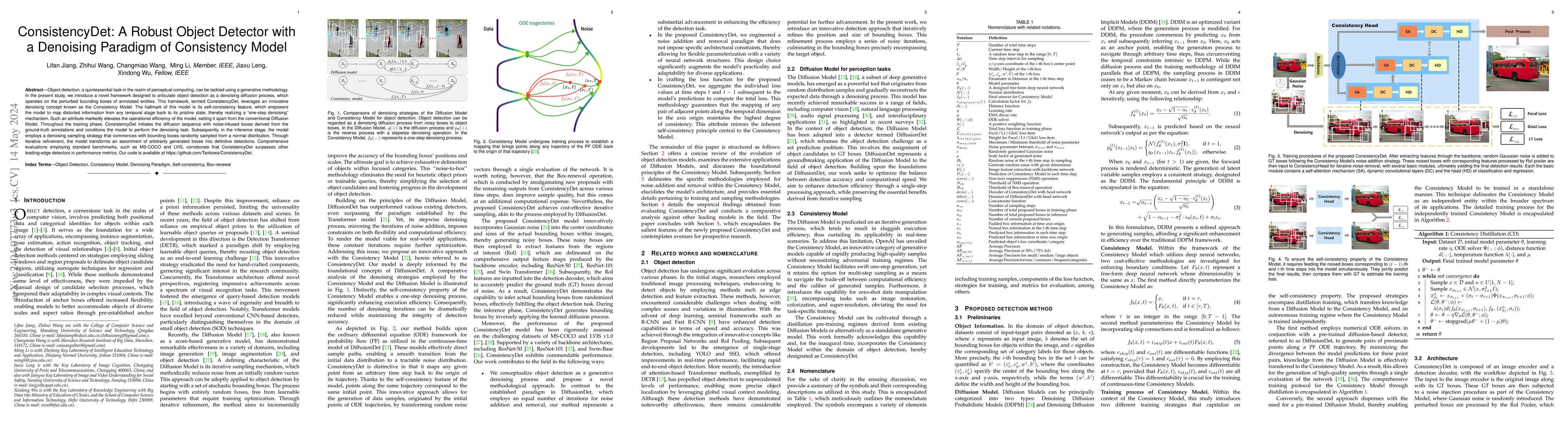 Thumbnail for ConsistencyDet: A Robust Object Detector with a Denoising Paradigm of
  Consistency Model