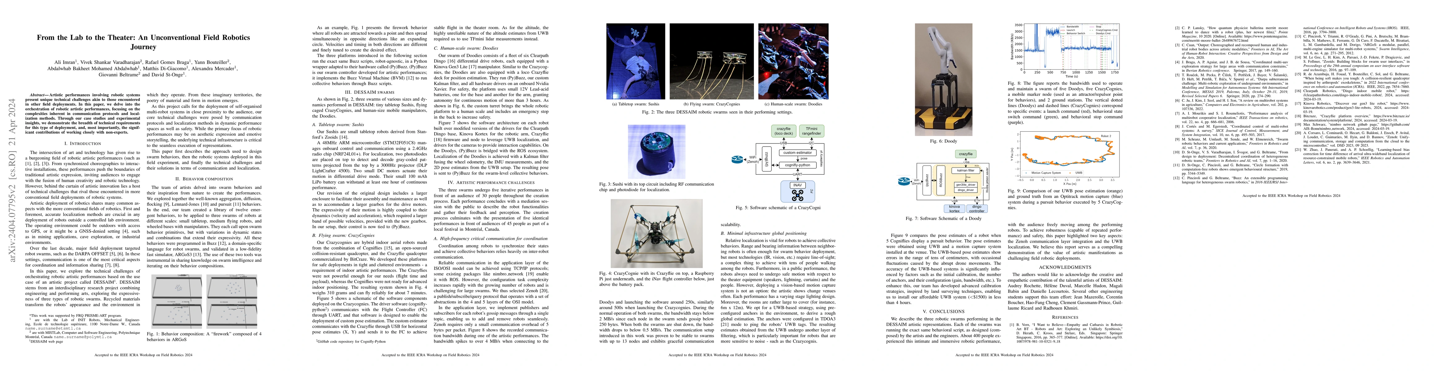 Thumbnail for From the Lab to the Theater: An Unconventional Field Robotics Journey