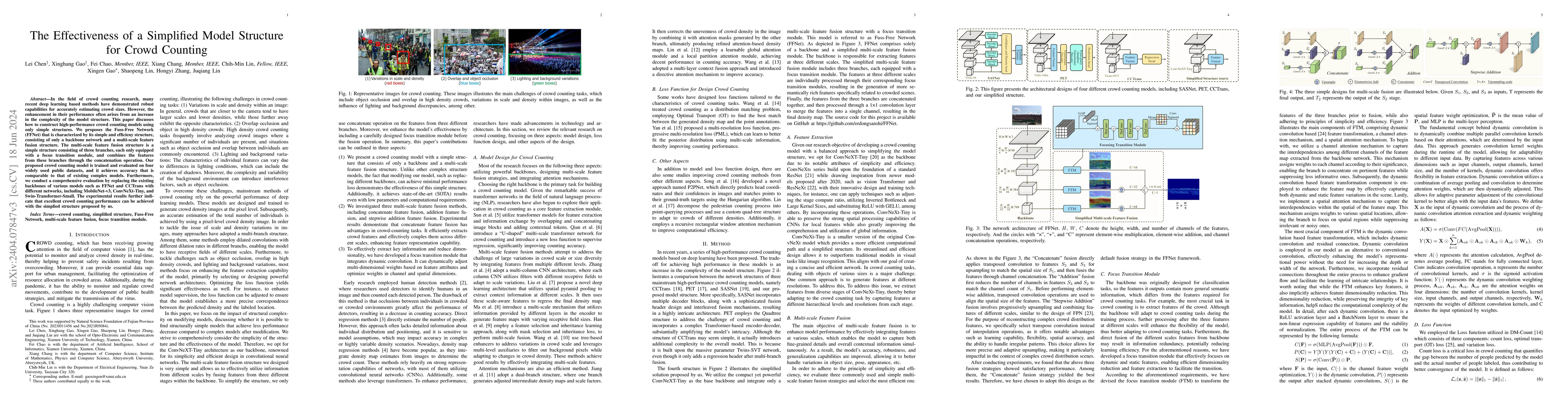 Thumbnail for The Effectiveness of a Simplified Model Structure for Crowd Counting