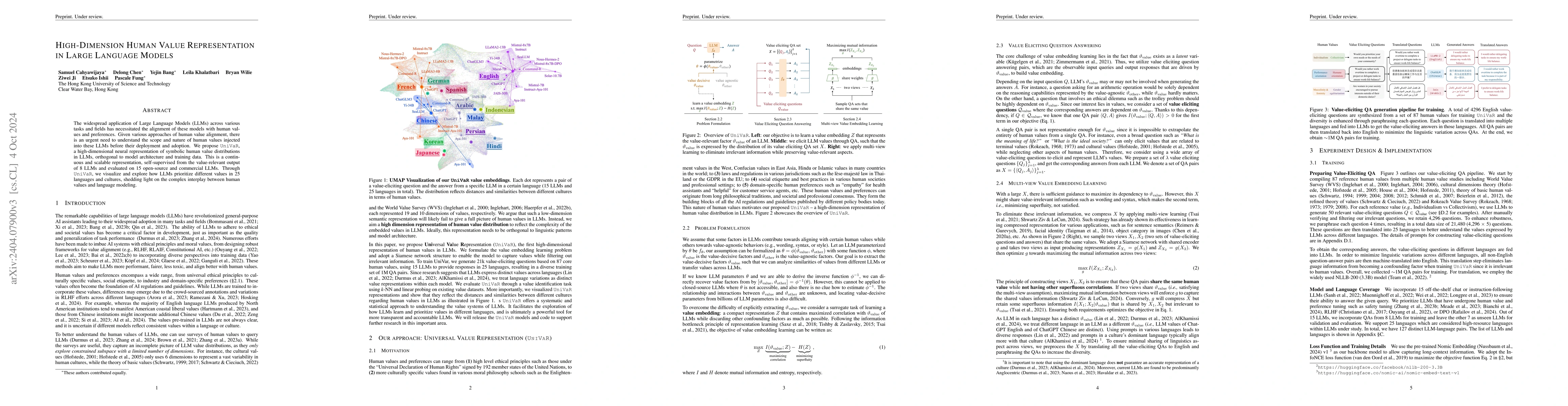Thumbnail for High-Dimension Human Value Representation in Large Language Models