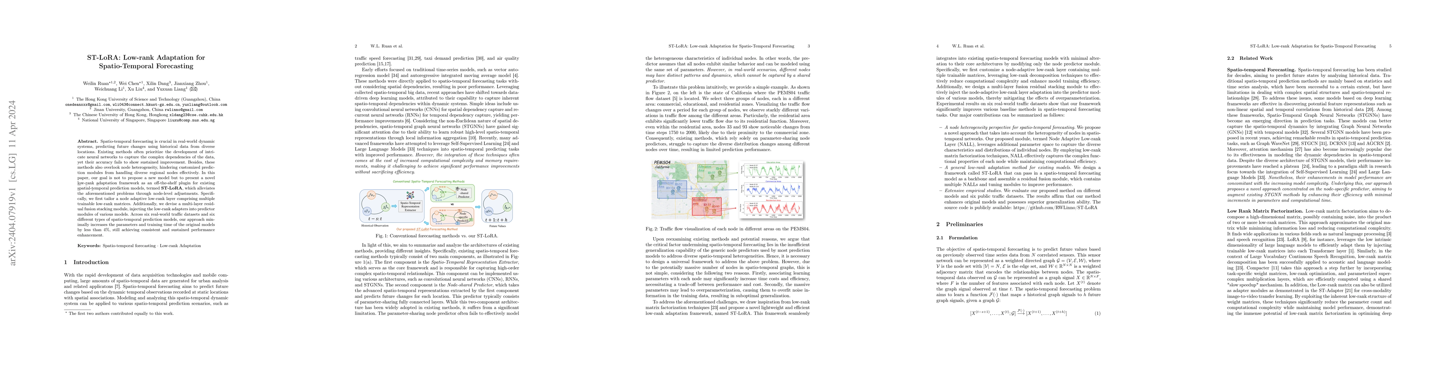 Thumbnail for Low-rank Adaptation for Spatio-Temporal Forecasting
