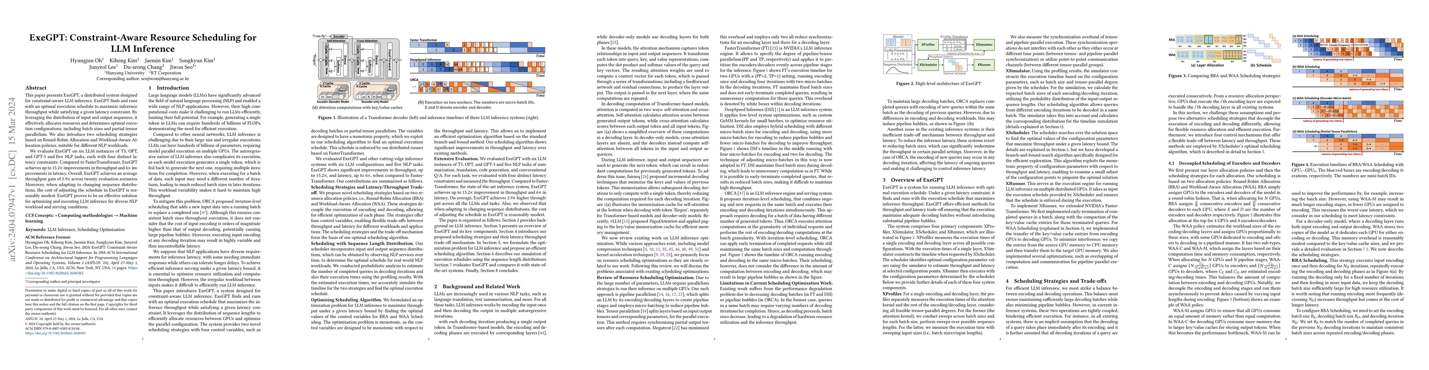 Thumbnail for ExeGPT: Constraint-Aware Resource Scheduling for LLM Inference