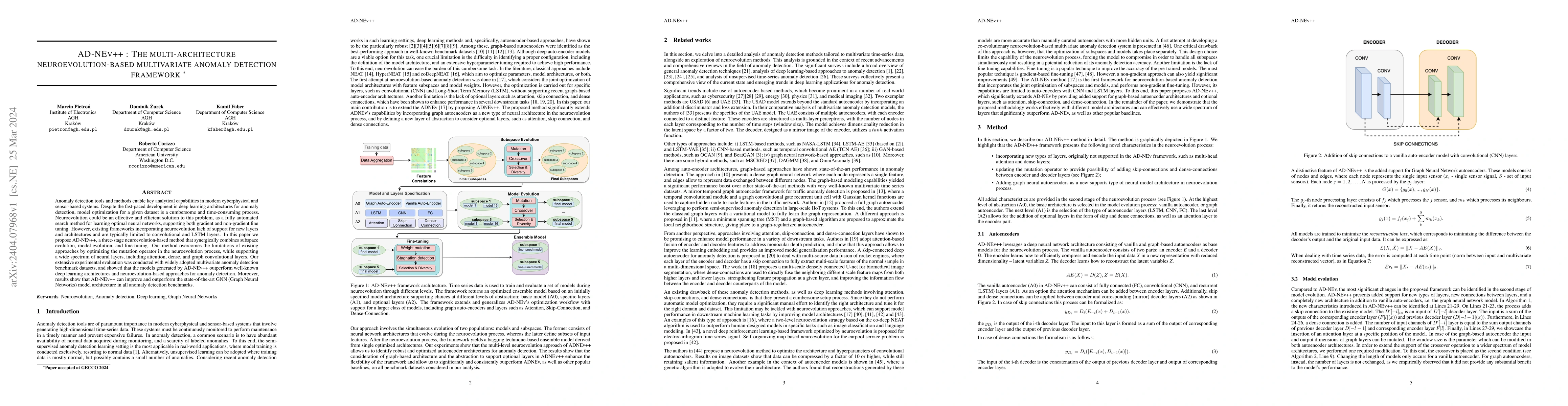 Thumbnail for AD-NEv++ : The multi-architecture neuroevolution-based multivariate
  anomaly detection framework