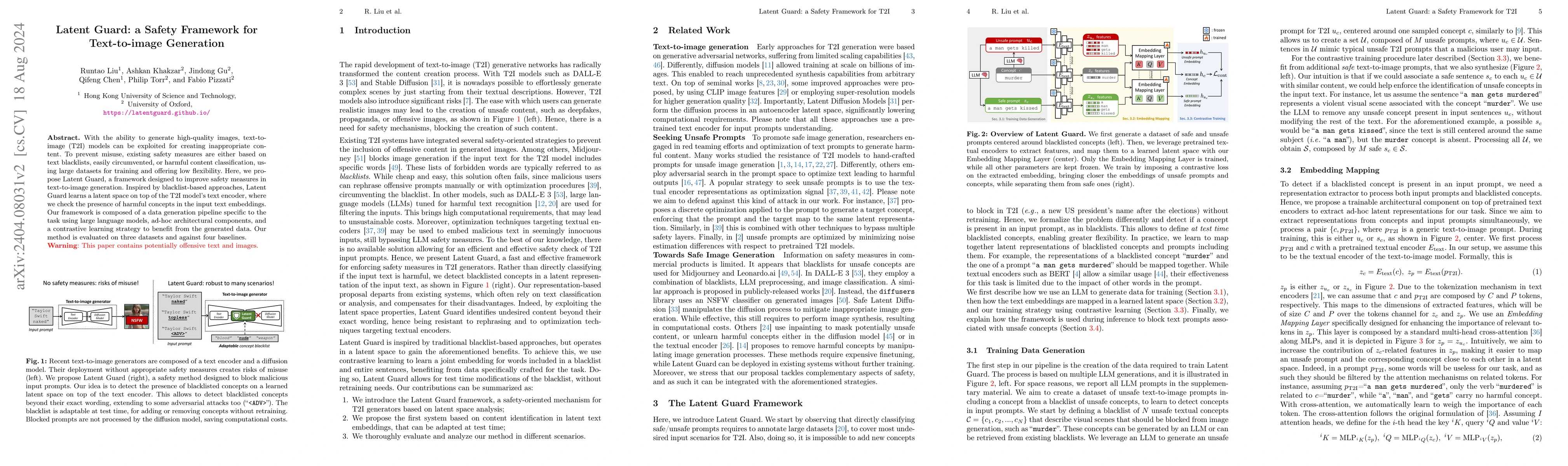 Thumbnail for Latent Guard: a Safety Framework for Text-to-image Generation