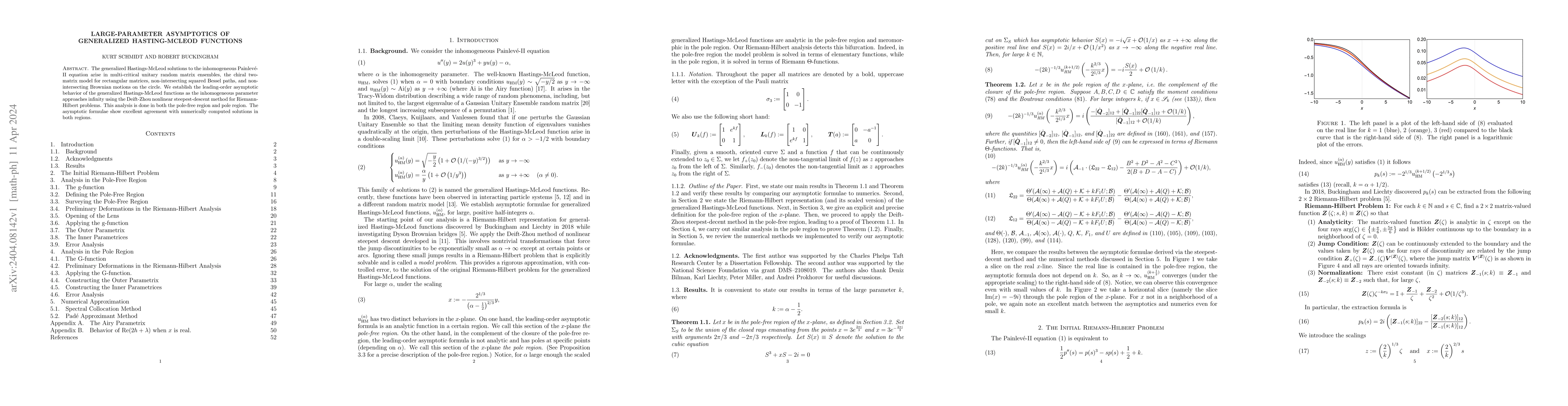 Thumbnail for Large-Parameter Asymptotics of Generalized Hasting-McLeod Functions