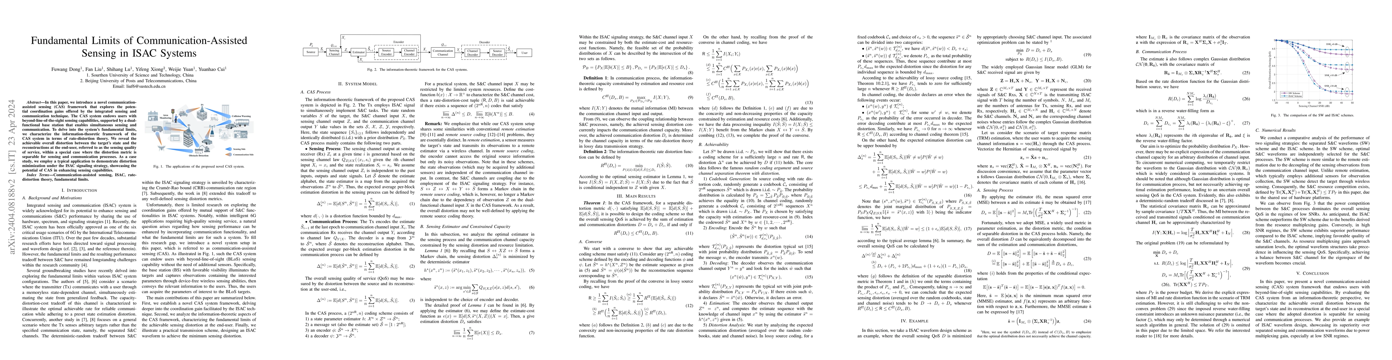 Thumbnail for Fundamental Limits of Communication-Assisted Sensing in ISAC Systems