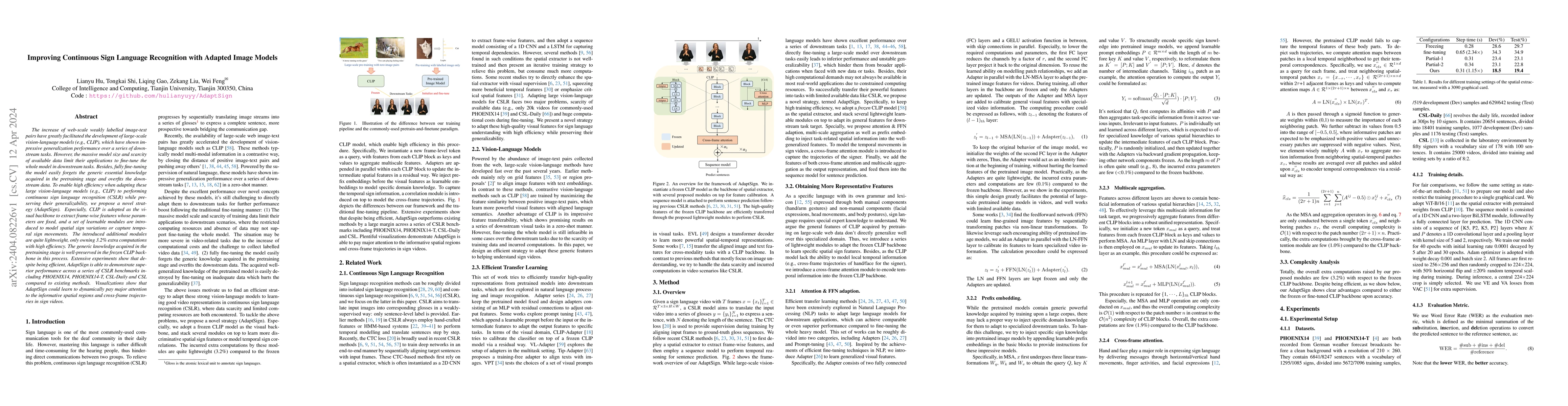 Thumbnail for Improving Continuous Sign Language Recognition with Adapted Image Models